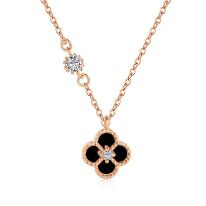 [Rose Jewellery]Delicate Flower Shape Necklace