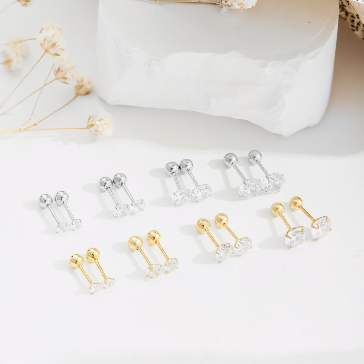 [Rose Jewellery]Unique U-Shaped Ear Bone Earrings