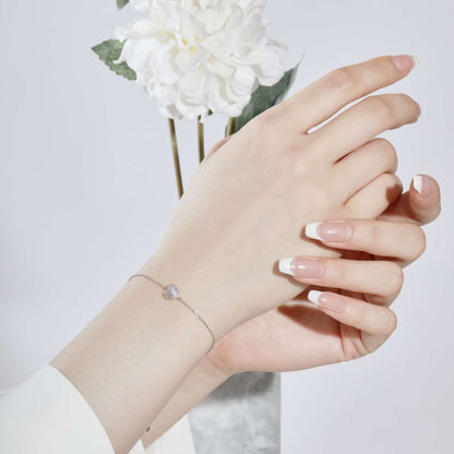 [Rose Jewellery]Heart-Shaped Gentle and Versatile Bracelet