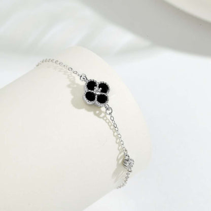 [Rose Jewellery]Delicate Four Leaf Clover Bracelet