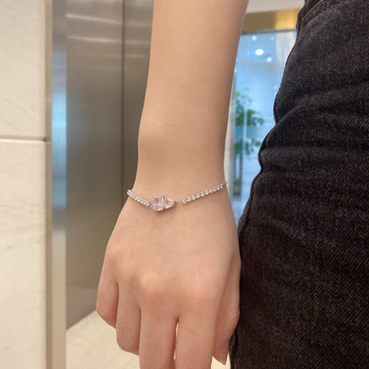 [Rose Jewellery]Dazzling Unique Multi Shape Lover Bracelet