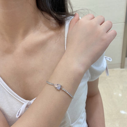 [Rose Jewellery]Dazzling Unique Multi Shape Lover Bracelet