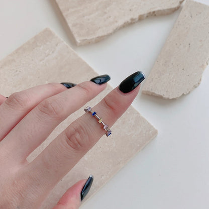 [Rose Jewellery]Unique Trapezoid Cut Daily Ring