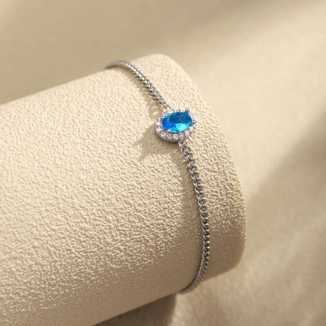 [Rose Jewellery]Exquisite Oval Shape Bracelet