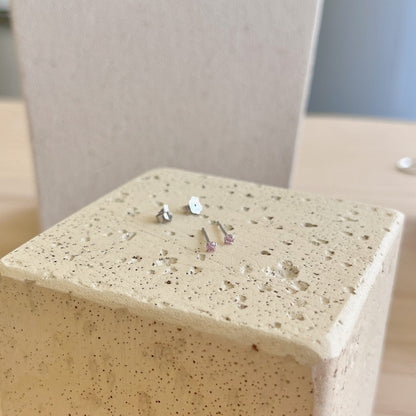 [Rose Jewellery]Delicate Solitaire Earrings