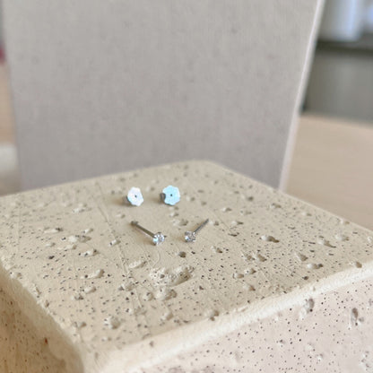 [Rose Jewellery]Delicate Solitaire Earrings