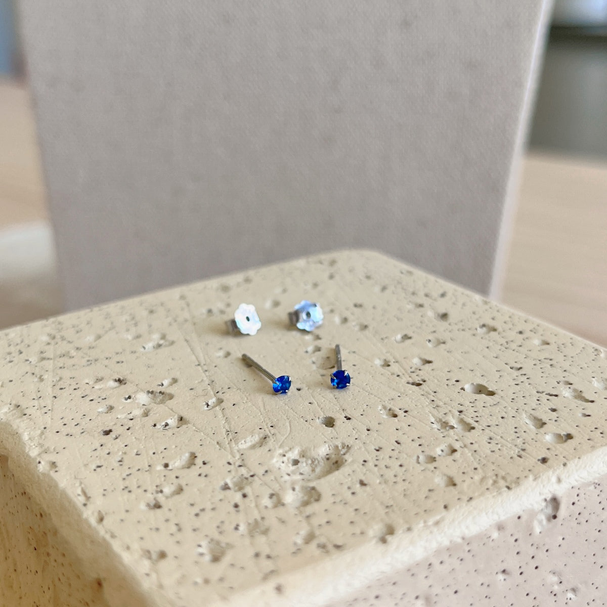 [Rose Jewellery]Delicate Solitaire Earrings