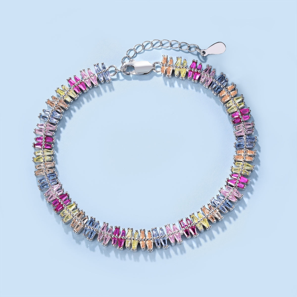 [Rose Jewellery]Sparkling Exquisite Multi Cut Party Bracelet