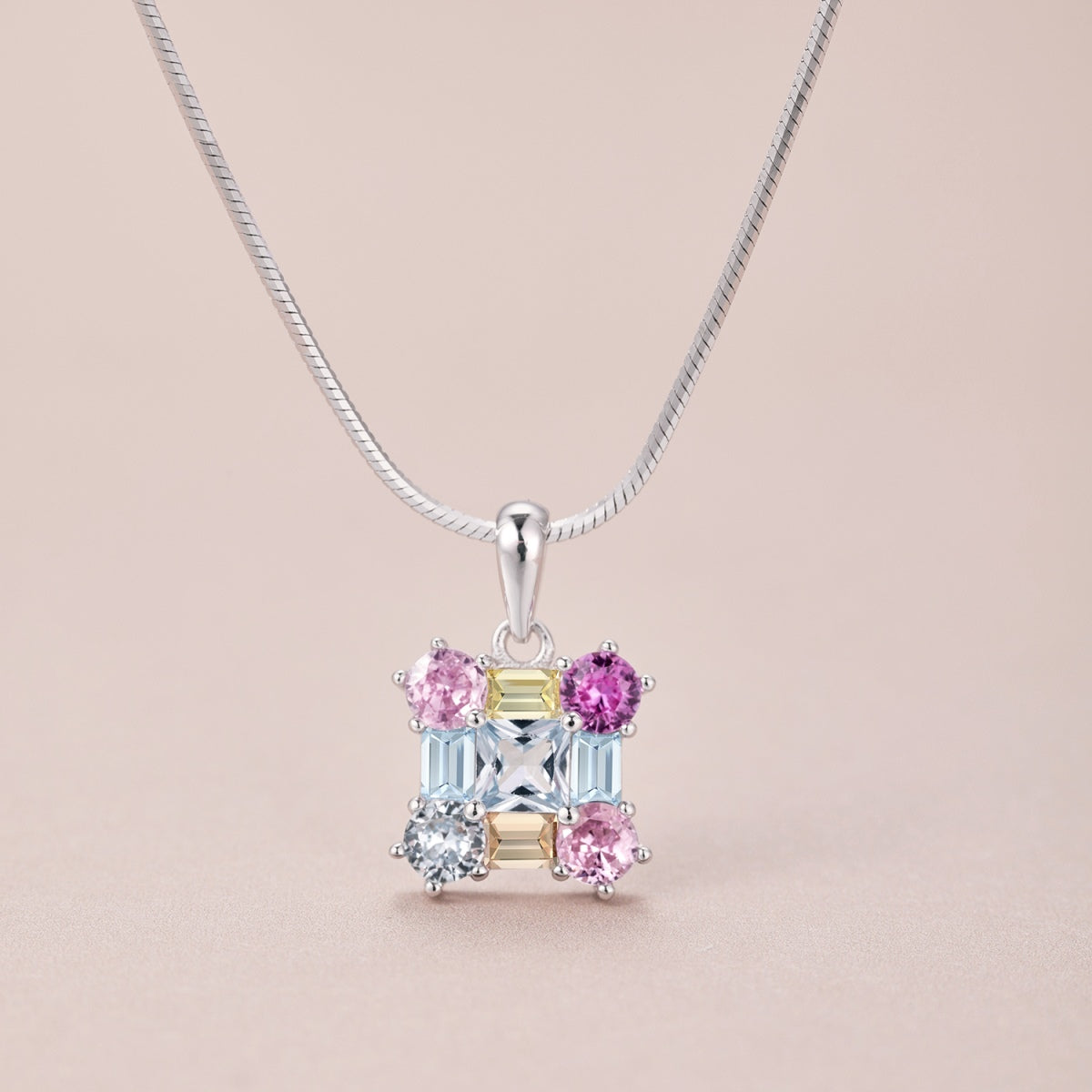 [Rose Jewellery]Gorgeous Multi Colorful Necklace