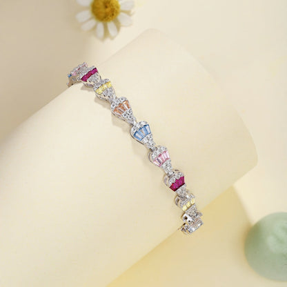 [Rose Jewellery]Radiant Water Drop Shape Daily Bracelet