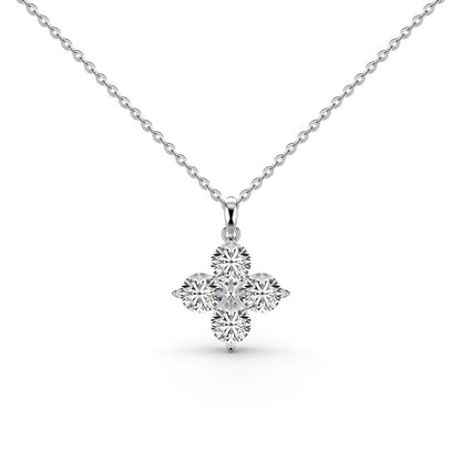 [Rose Jewellery]Four-Leaf Clover And Eight-Pointed Star Necklace