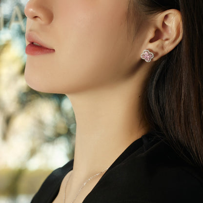 [Rose Jewellery]Lucky Four-Leaf Clover Exquisite Earrings