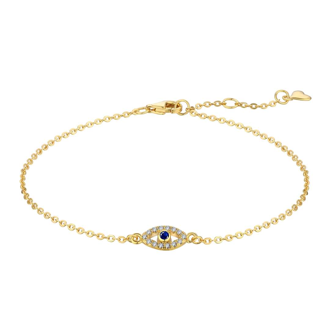 [Rose Jewellery]Evil Eye Shape Necklace