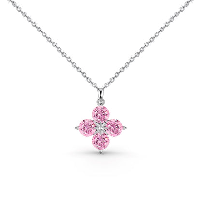 [Rose Jewellery]Four-Leaf Clover And Eight-Pointed Star Necklace