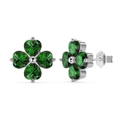 [Rose Jewellery]Four-Leaf Clover Ball Earrings