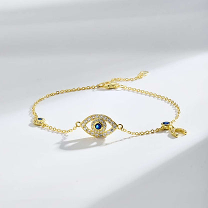 [Rose Jewellery]Dainty Eye Shape Necklace