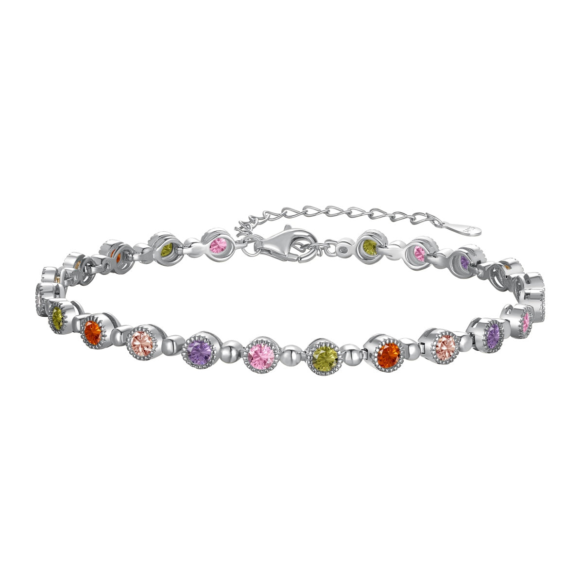 [Rose Jewellery]Sparkling Exquisite Round Cut Party Bracelet