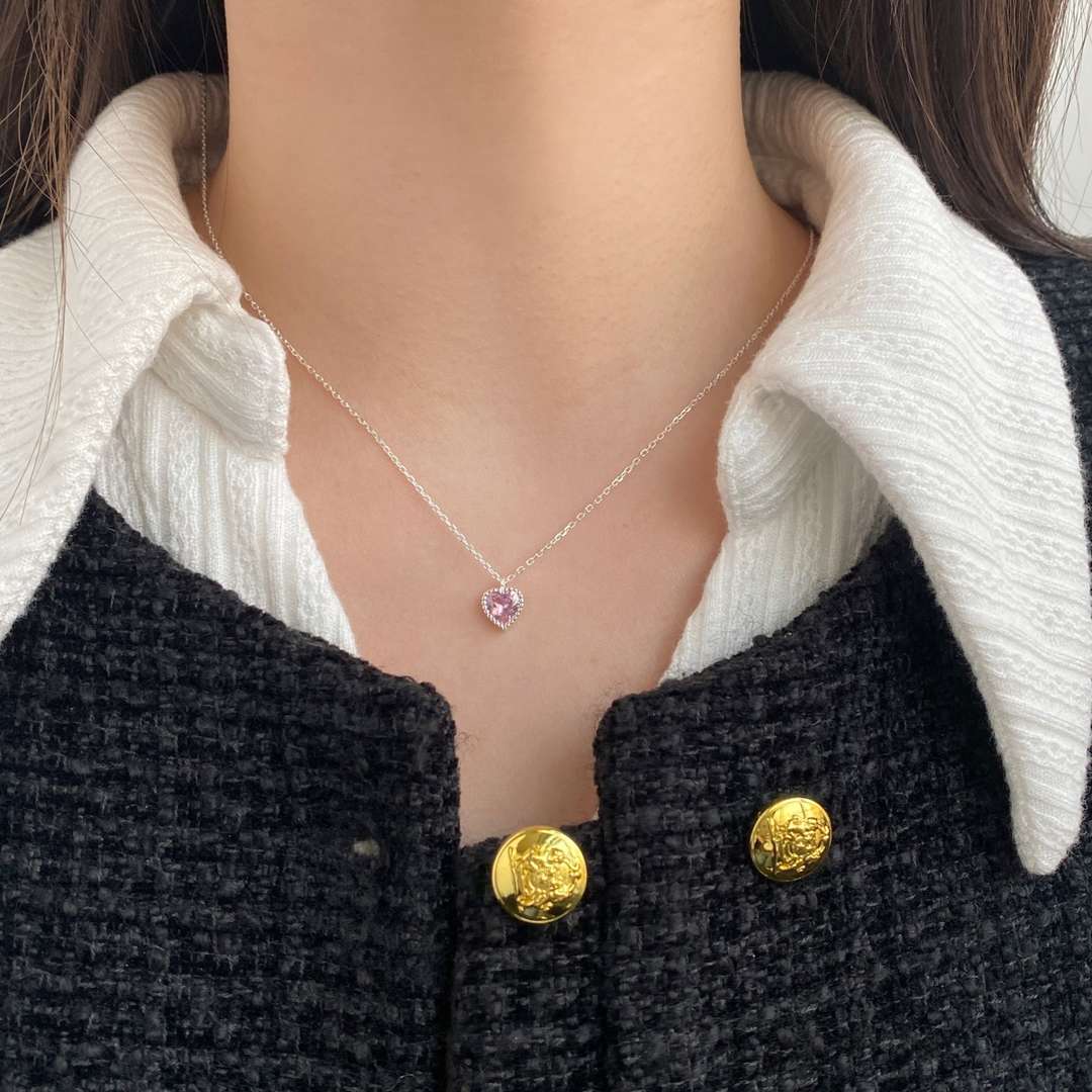 [Rose Jewellery]Ornate Heart Shape Necklace