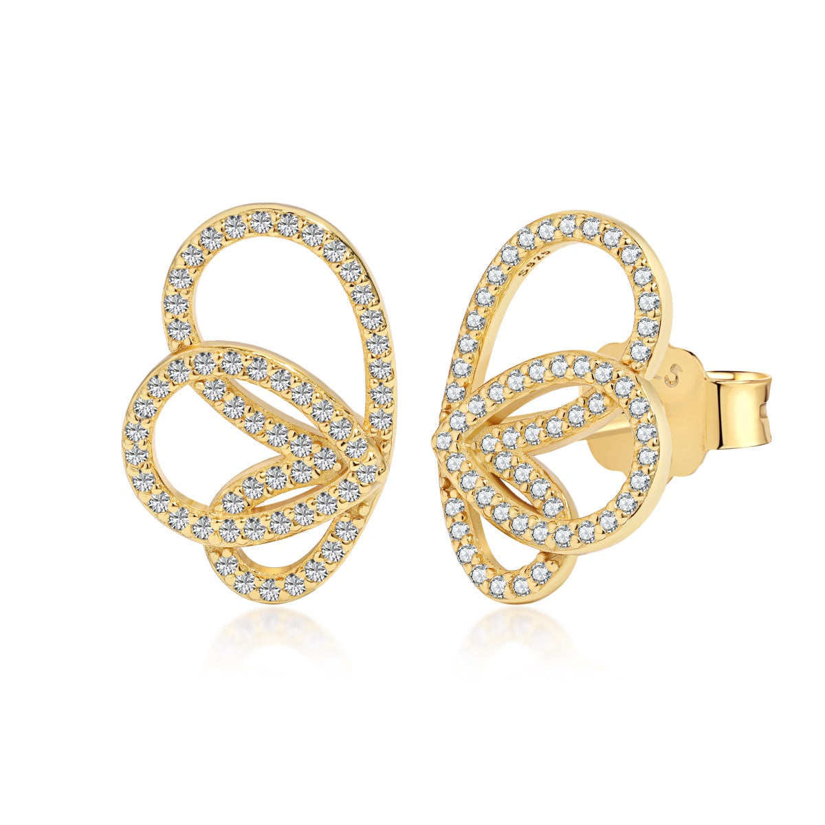 [Rose Jewellery]Exquisite Butterfly Shape Earrings