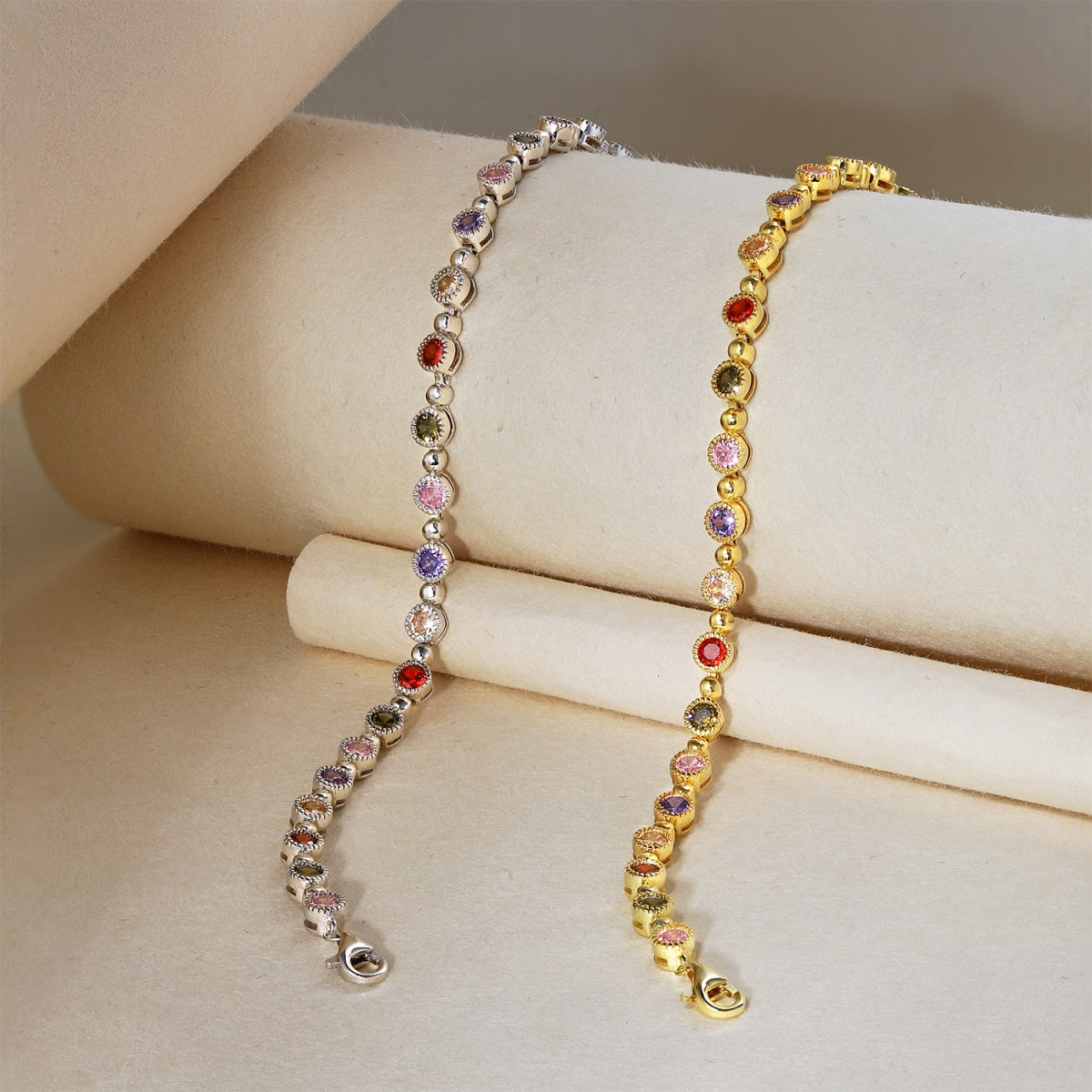 [Rose Jewellery]Sparkling Exquisite Round Cut Party Bracelet