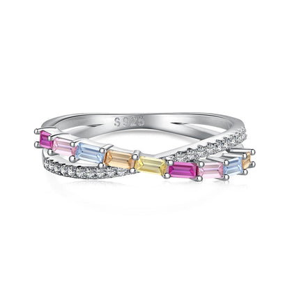 [Rose Jewellery]Energetic Elegant Radiant Cut Party Ring