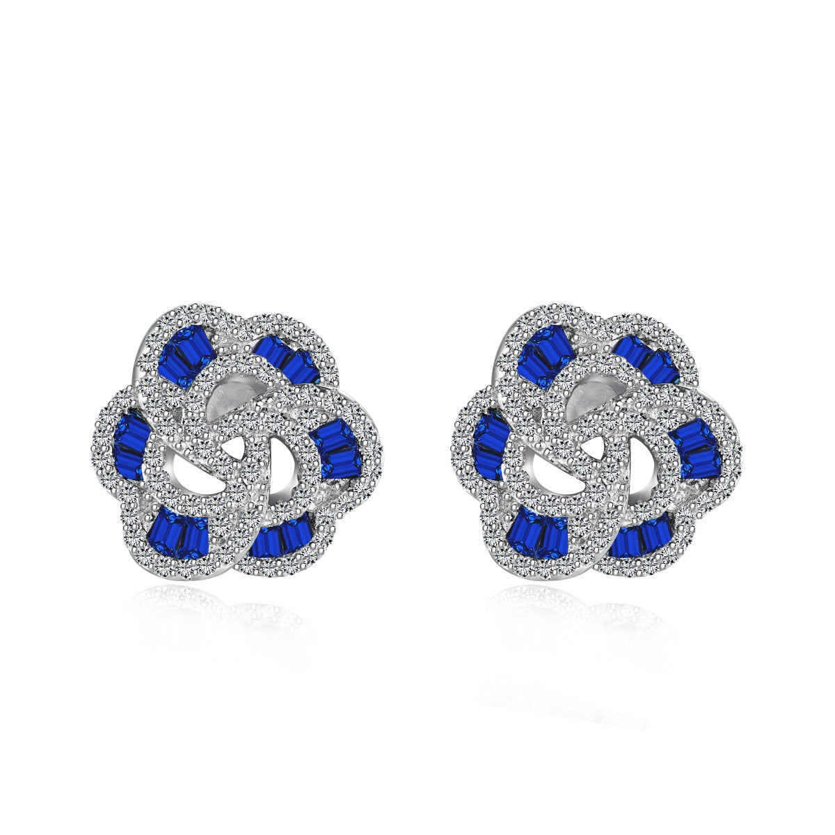 [Rose Jewellery]Exquisite Flower Shape Daily Earrings