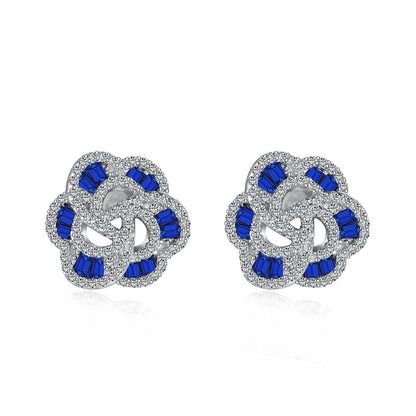 [Rose Jewellery]Exquisite Flower Shape Daily Earrings