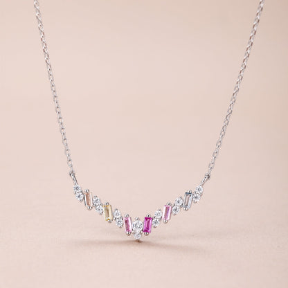 [Rose Jewellery]Dazzling Rainbow Necklace