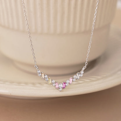 [Rose Jewellery]Dazzling Rainbow Necklace