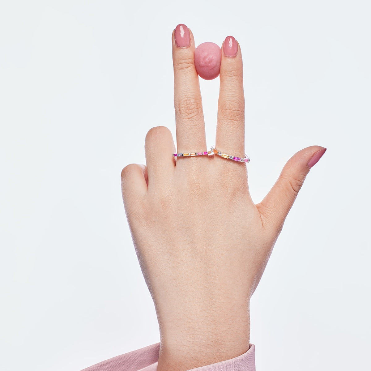 [Rose Jewellery]Lively In Shades Elegant Radiant Cut Daily Ring