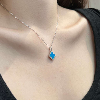 [Rose Jewellery]Dainty Flower Shape Necklace