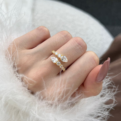 [Rose Jewellery]Delicate Lively Snake Shape Daily Ring