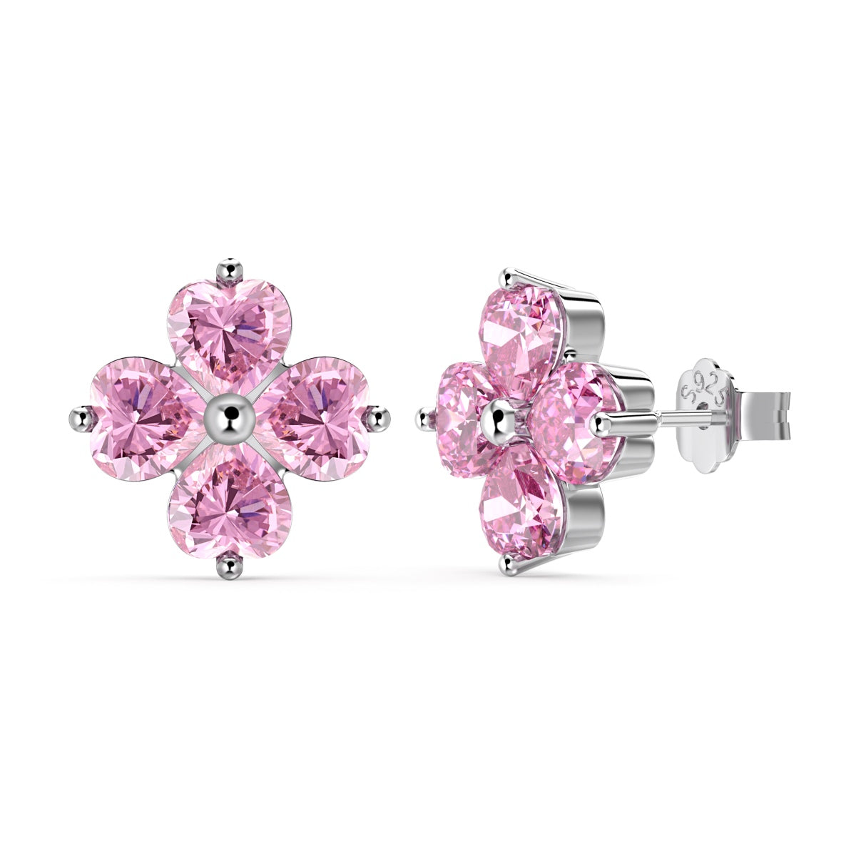 [Rose Jewellery]Four-Leaf Clover Ball Earrings