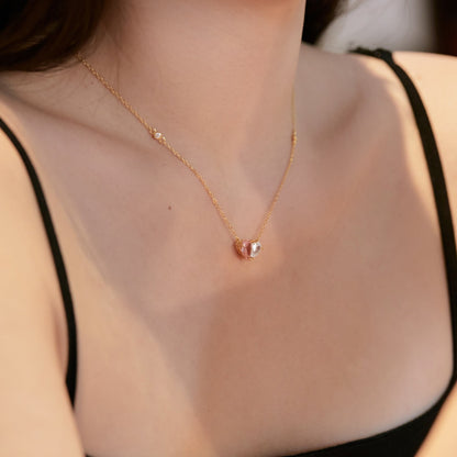 [Rose Jewellery]Unique Heart Shape Necklace