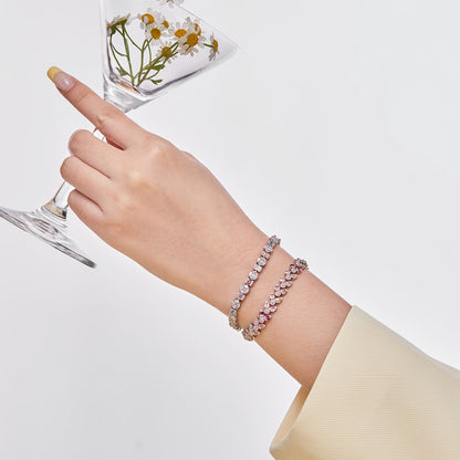 [Rose Jewellery]Dainty Exquisite Flower Shape Daily Bracelet