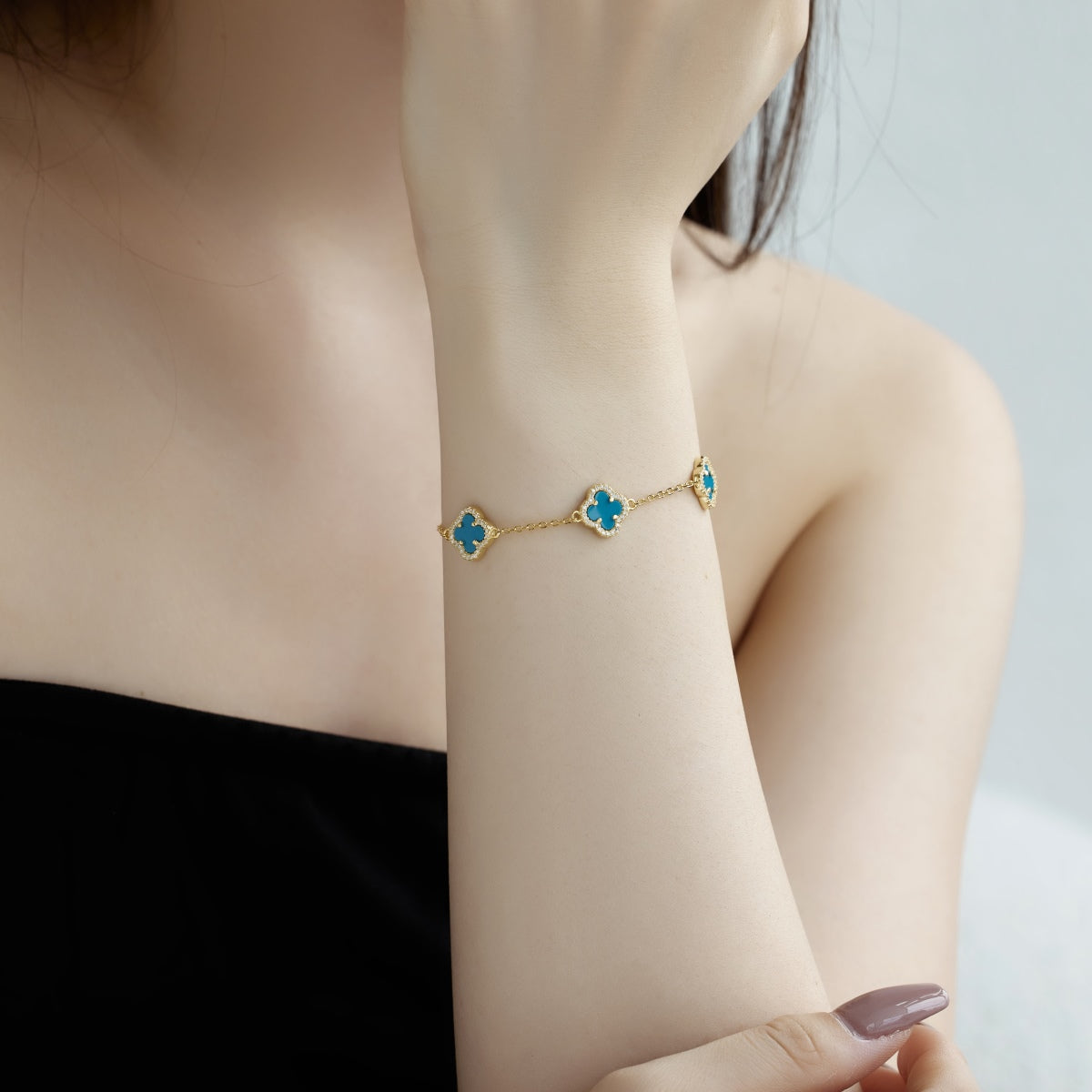 [Rose Jewellery]Four-Leaf Clover Exquisite Bracelet