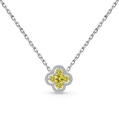 [Rose Jewellery]Spliced Lucky Four-Leaf Clover Versatile Necklace