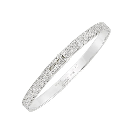 [Rose Jewellery]HM KELLY BRACELET IN SILVER AND FULL PAVE DIAMOND