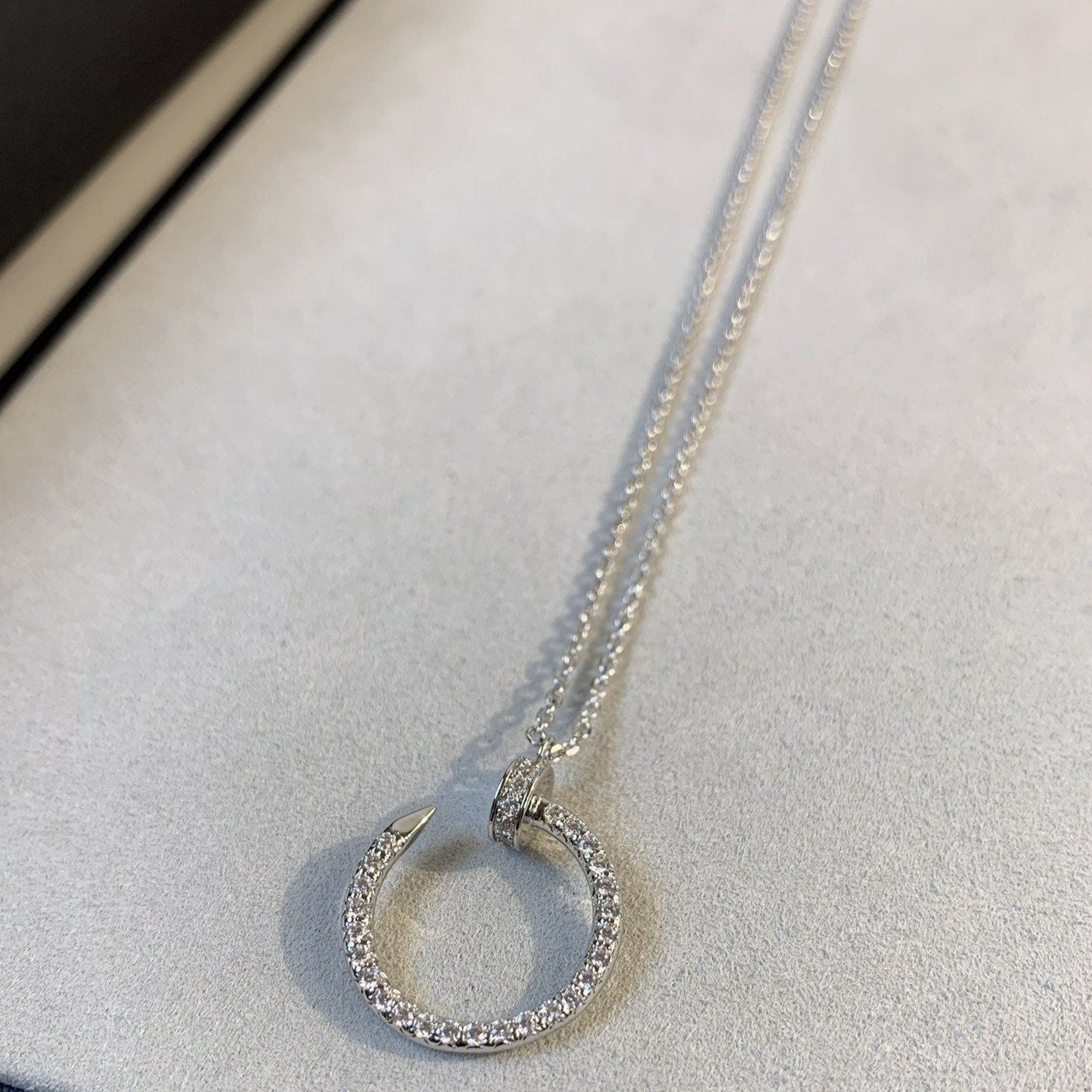 [Rose Jewellery]JUSTE NECKLACE SILVER DIAMONDS