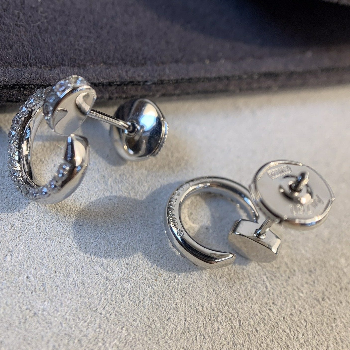 [Rose Jewellery]JUSTE EARRINGS SILVER DIAMONDS