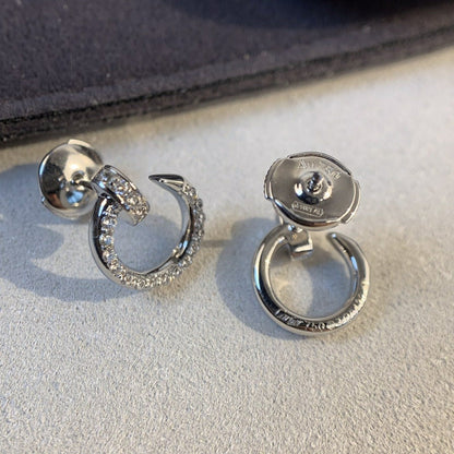 [Rose Jewellery]JUSTE EARRINGS SILVER DIAMONDS