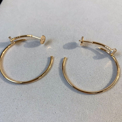 [Rose Jewellery]JUSTE EARRINGS GOLD DIAMONDS 1.8MM