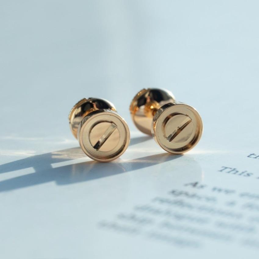 [Rose Jewellery]LOVE EARRINGS PINK GOLD 10MM