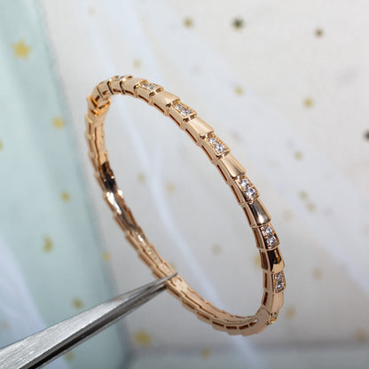 [Rose Jewellery]SERPENTI SMALL BRACELET PINK GOLD DIAMOND