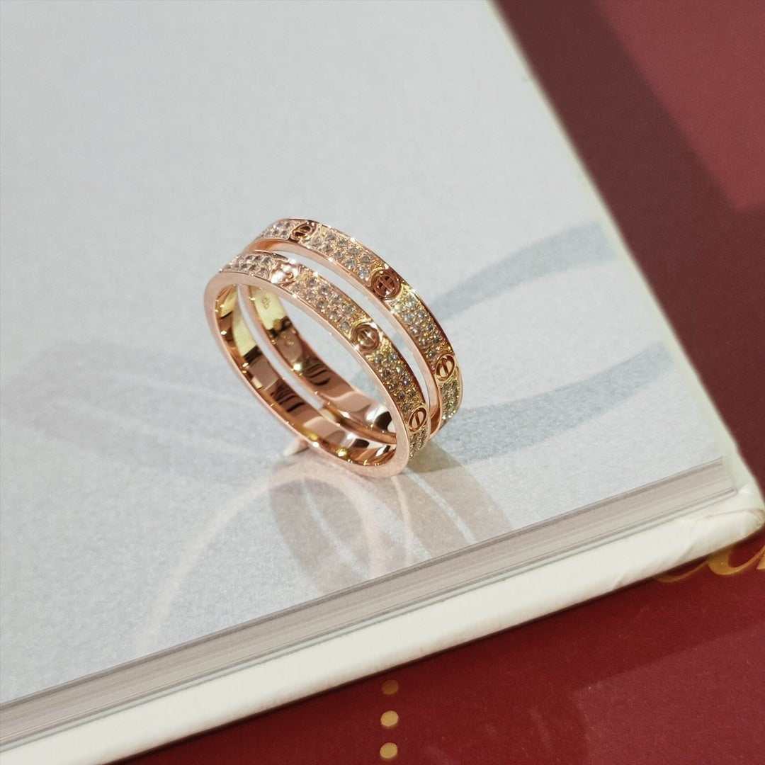 [Rose Jewellery]LOVE RING 2.65MM DIAMOND