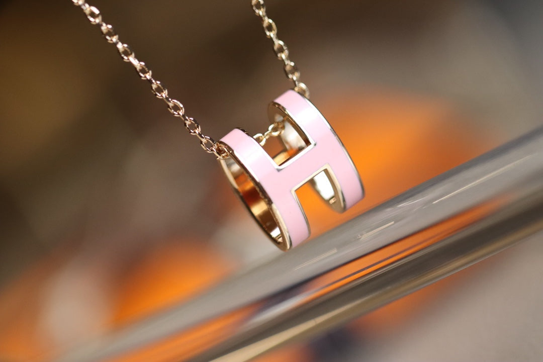 [Rose Jewellery]POP H PEDANT PINK GOLD