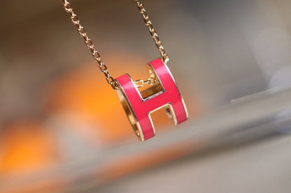 [Rose Jewellery]POP H PEDANT PINK GOLD