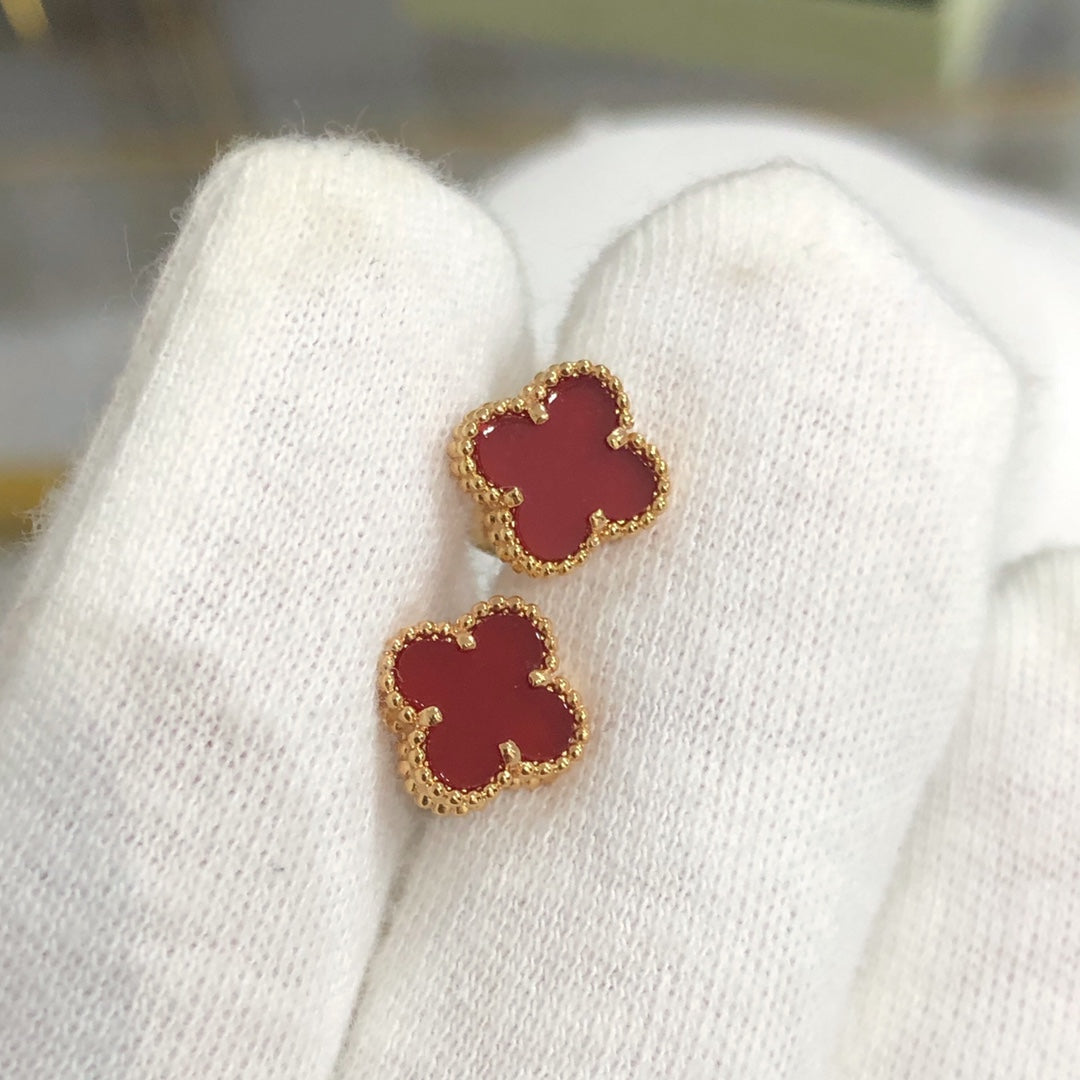 [Rose Jewellery]CLOVER MINI GOLD EARRINGS