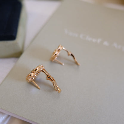 [Rose Jewellery]LUCKY PINK GOLD WHITE MOP EARRINGS