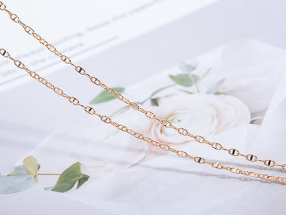 [Rose Jewellery]ECHAPPEE NECKLACE PINK GOLD